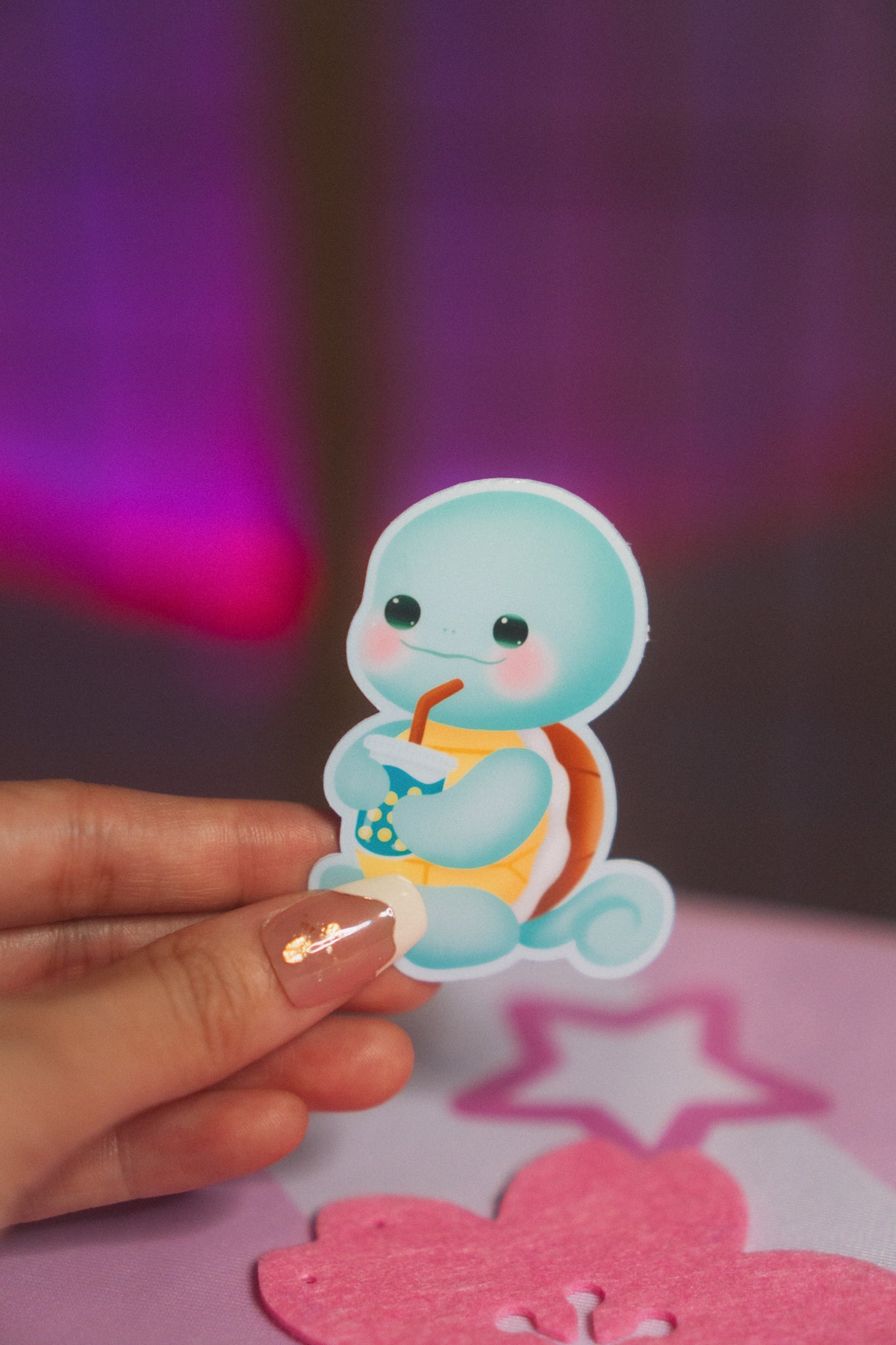 Squirtle-Dew Vinyl Sticker
