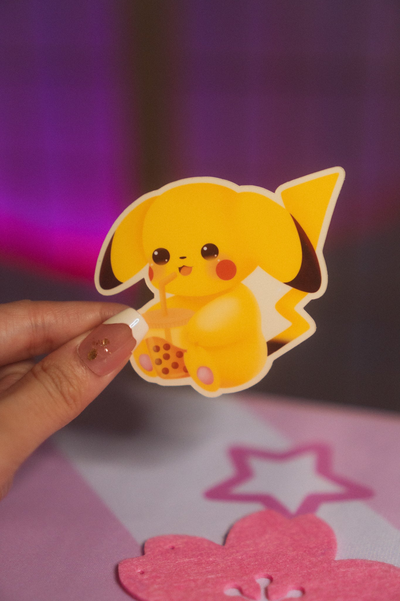 Pika-tea Vinyl Sticker