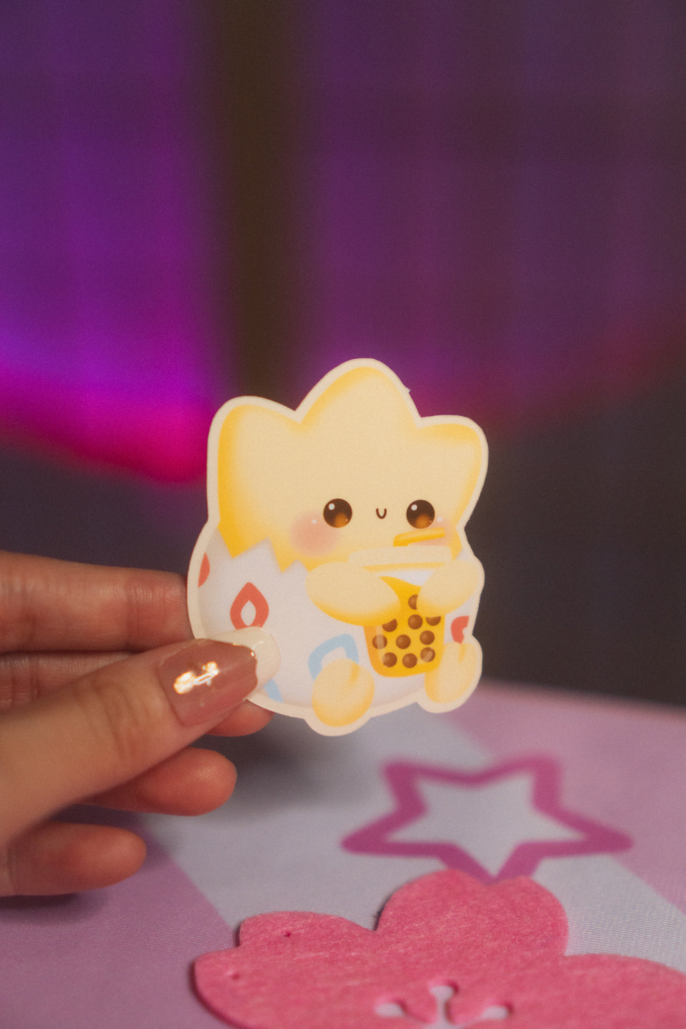 Toge-Pearl Vinyl Sticker – konekokafe