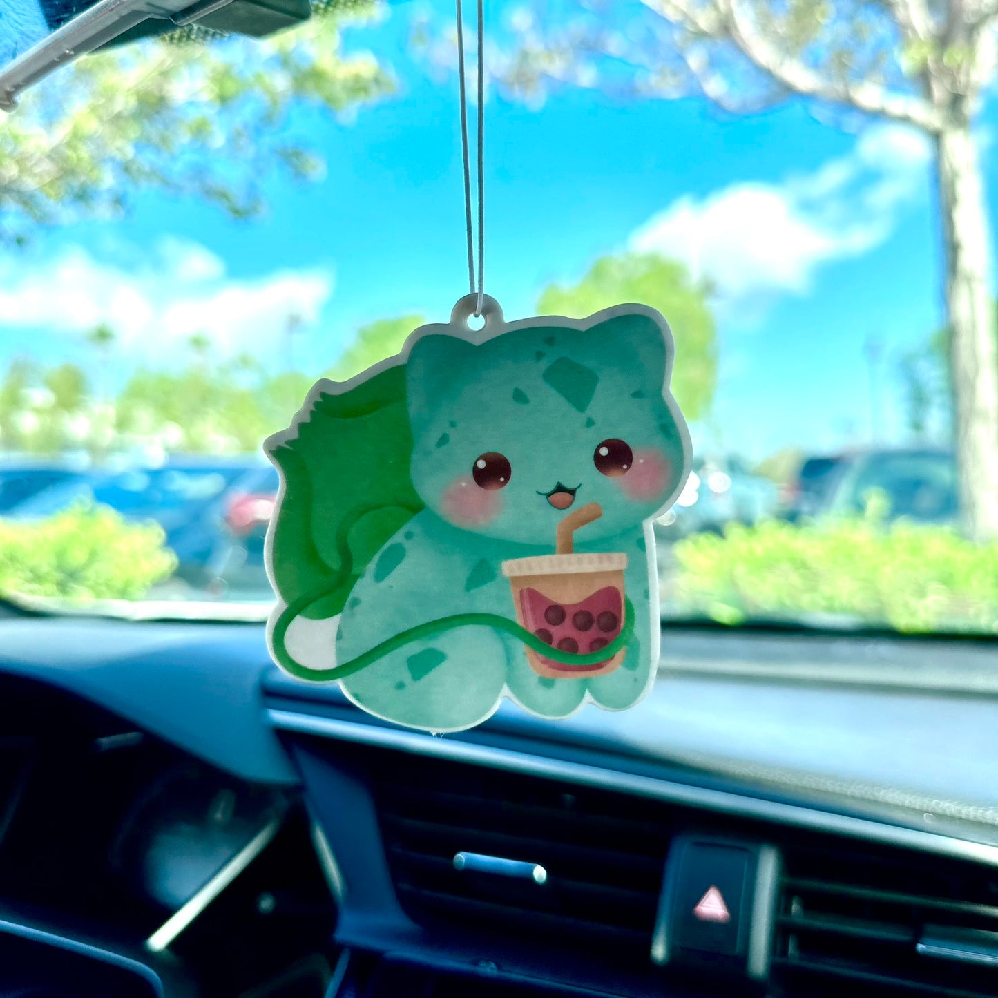 BobaSaur - Car Air Freshener - SCENT: Forest