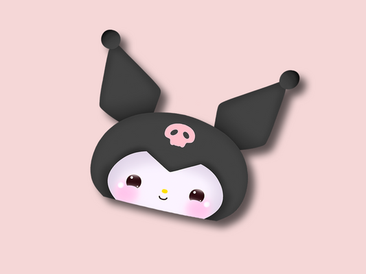 Kuromi Inspired Peeker Kawaii JDM