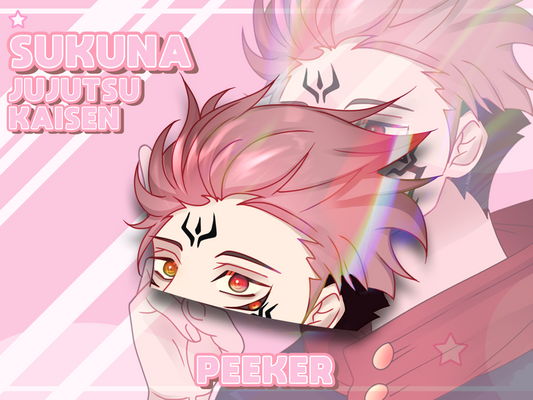 Jujutsu Kaisen Holographic Sukuna Peeker